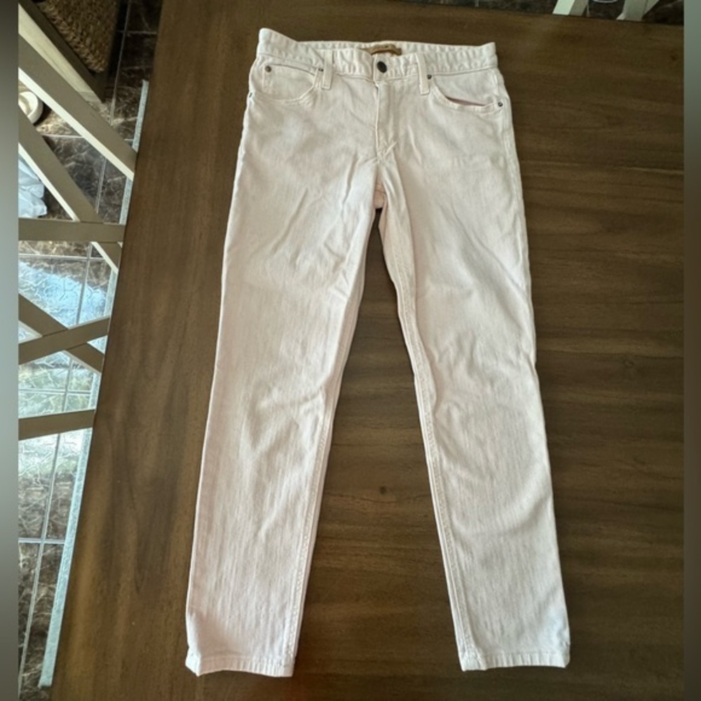 Joe’s Jeans Slim Fit Crop Pink Porcelain Size 26